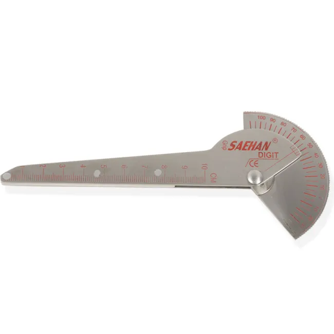 Goniometru digital 180° pentru degete din oțel inoxidabil, 15 cm (6 inch) (1 buc)