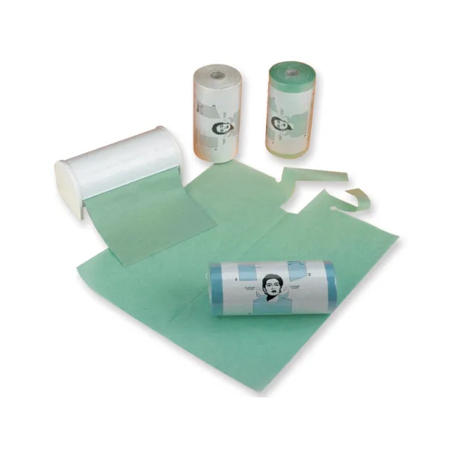 Bavete pacient 50 × 60 cm, 2 straturi (cutie 6 role)