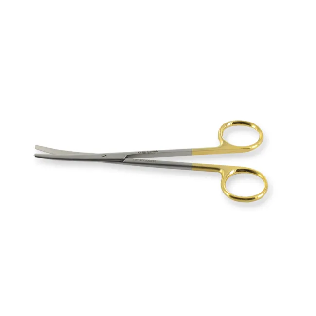 Foarfece Metzenbaum curbe cu carbură de tungsten, 14 cm – Gold Line (1 buc)