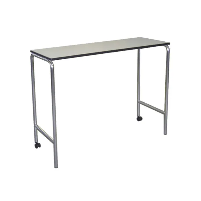 Masă de servire pentru pacienți 110 × 42 × 93 cm, structură din aluminiu