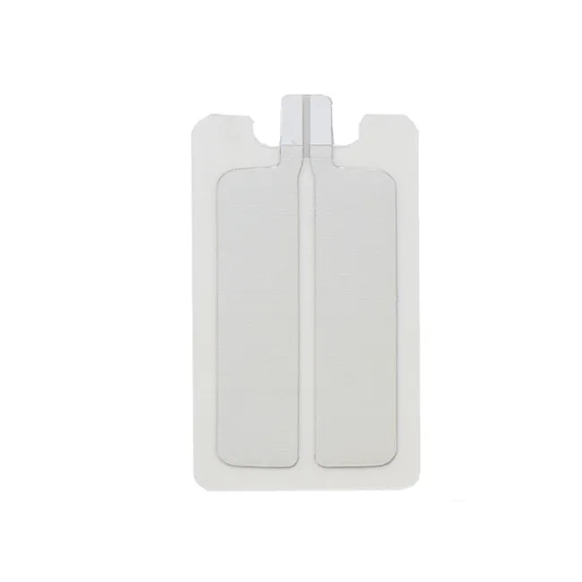 Placă de împământare bipartită REM de unică folosință, gel solid, adult, fără cablu (cutie 25 buc)