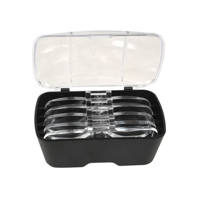 Lupă frontală cu bandă de cap, iluminare LED și 5 lentile interschimbabile