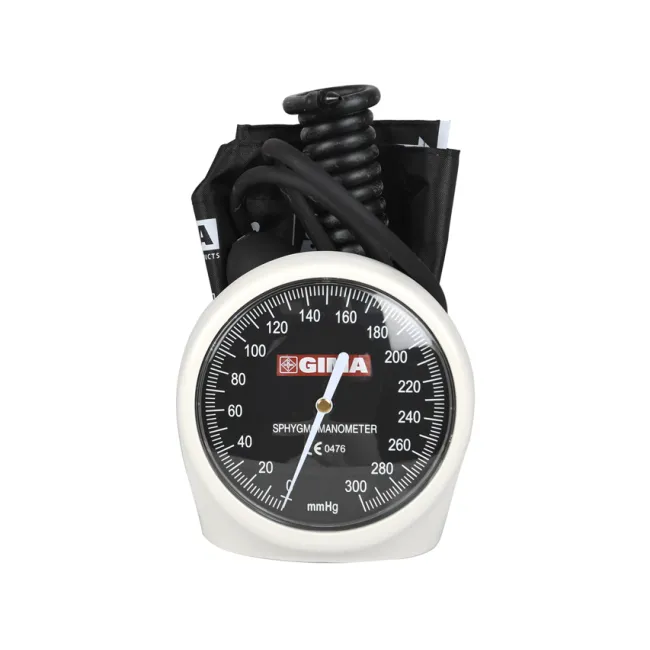 Tensiometru aneroid Dayton de birou cu coș pentru manșetă, cadran Ø 113 mm (1 buc)