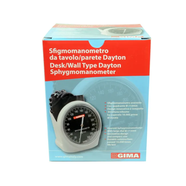 Tensiometru aneroid Dayton de birou cu coș pentru manșetă, cadran Ø 113 mm (1 buc)