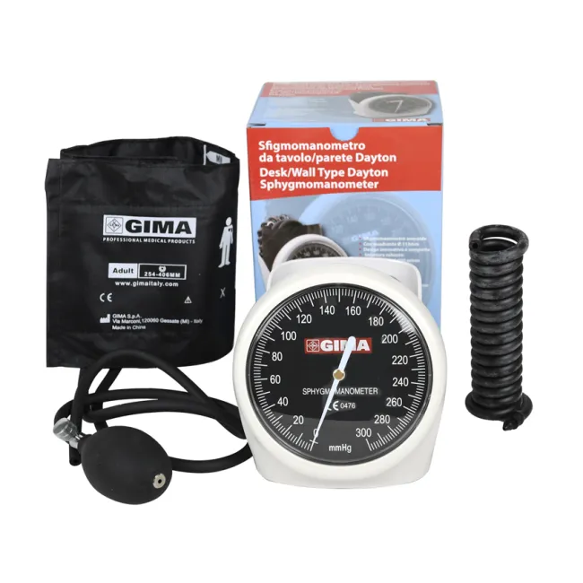 Tensiometru aneroid Dayton de birou cu coș pentru manșetă, cadran Ø 113 mm (1 buc)