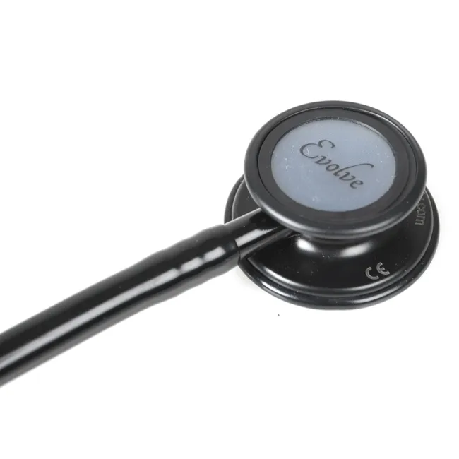 Stetoscop Gima Evolve cu cap dublu, finisaj integral negru (1 buc)