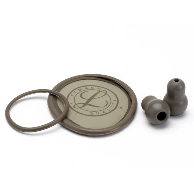 Kit accesorii stetoscop 3M Littmann Lightweight maro deschis – membrană reglabilă, inel, manșon clopot, olive (1 kit)