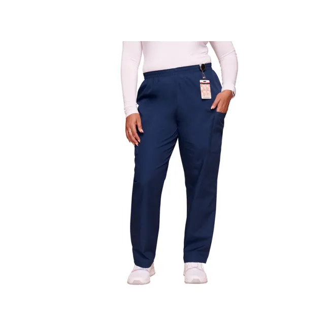 Pantaloni medicali damă Cherokee Originals, talie medie, bleumarin, L (1 buc)