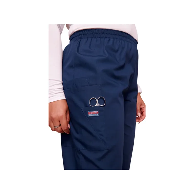 Pantaloni medicali damă Cherokee Originals, talie medie, bleumarin, XL (1 buc)