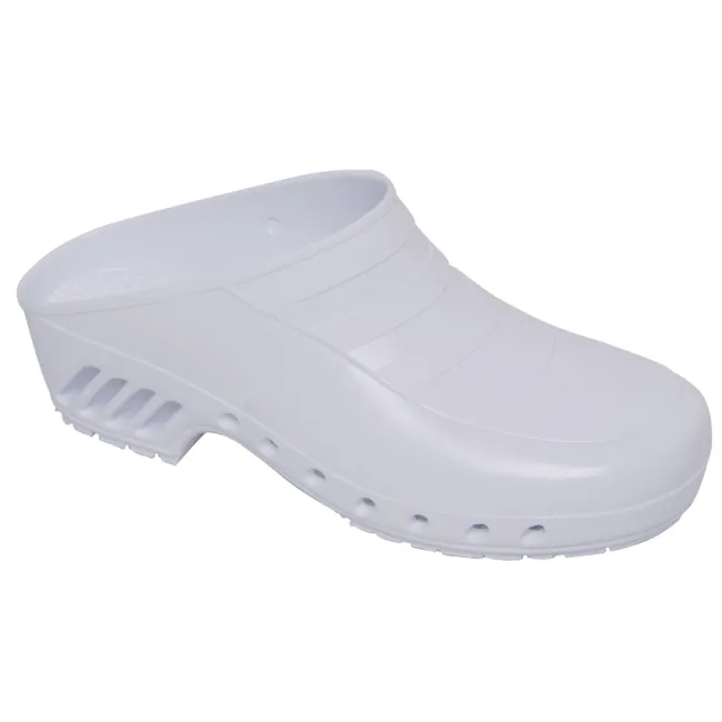 Saboți medicali GIMA fără perforații superioare, albi, mărimea 43-44 (pereche)