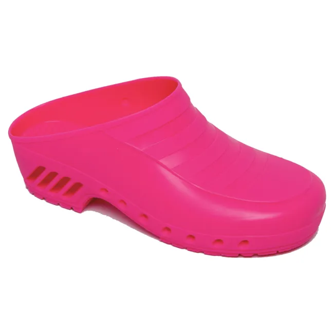 Saboți medicali GIMA fără perforații, fucsia, mărimea 43-44 (pereche)