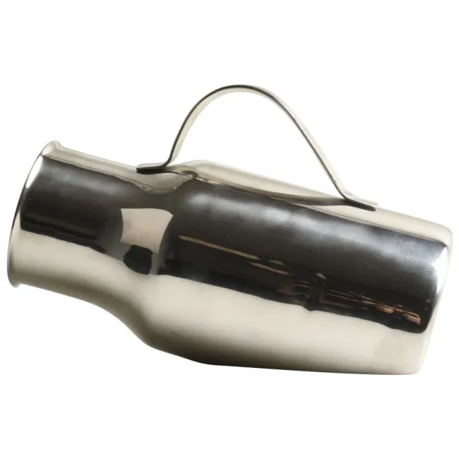 Urinal masculin diagonal din oțel inoxidabil AISI 304, Ø 85 × 220 mm, 1,5 l