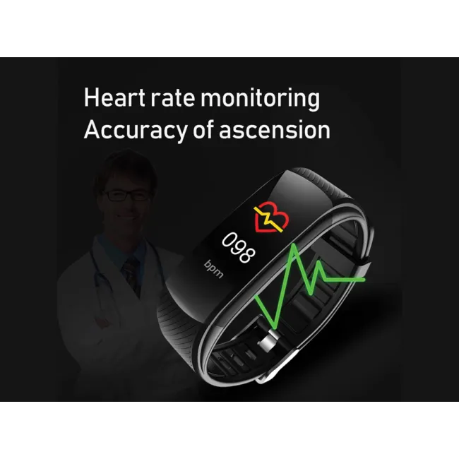 Brățară fitness Fitband cu monitorizare 4 parametri de sănătate și 3 activități sportive