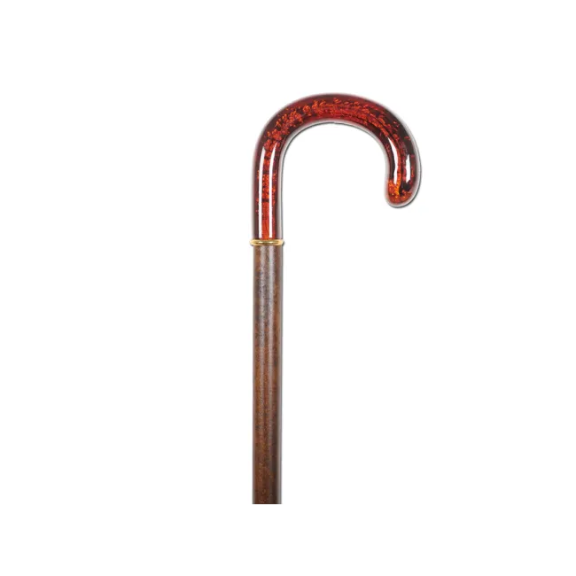Baston sintetic cu mâner curbat stil ambră, capacitate 100 kg