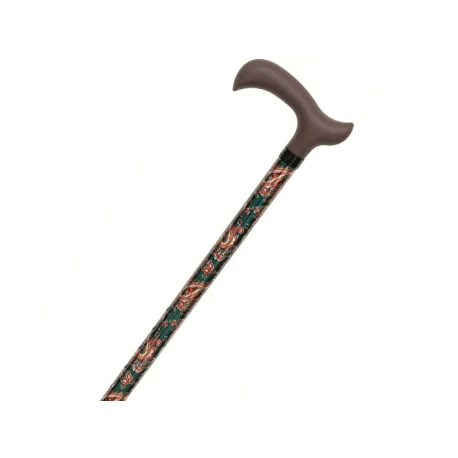 Baston pliabil din aluminiu cu model cashmere, reglabil 86–96 cm