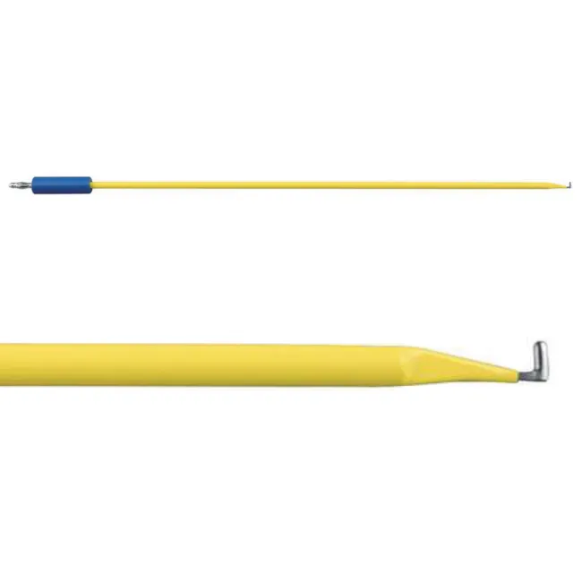 Electrod laparoscopic în formă de cârlig L, 36 cm, fără aspirație