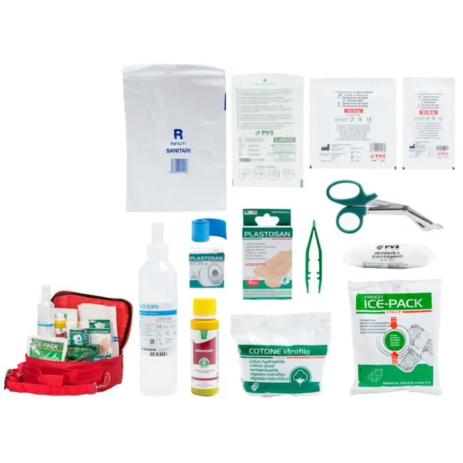 Geantă MIZAR din nylon pentru kit de prim ajutor, 250 × 180 × 90 mm