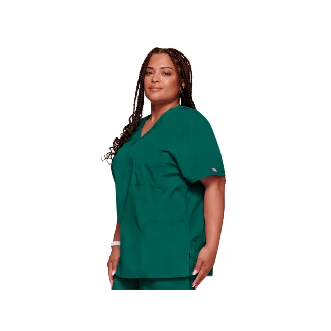 Bluză medicală unisex Cherokee Originals cu decolteu în V, mărimea M, culoare hunter green