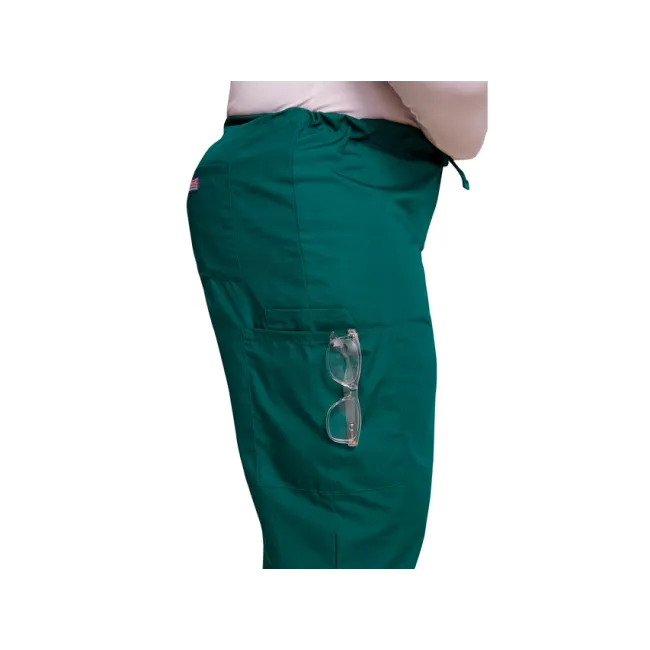 Pantaloni medicali unisex Cherokee Originals, mărimea XXL, verde vânătoare