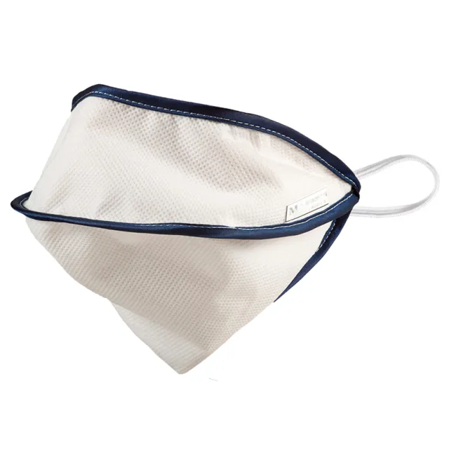 Mască chirurgicală reutilizabilă Mycroclean Adult BFE 99,8%, 2 straturi, alb-albastru, cu clemă nazală (1 buc)