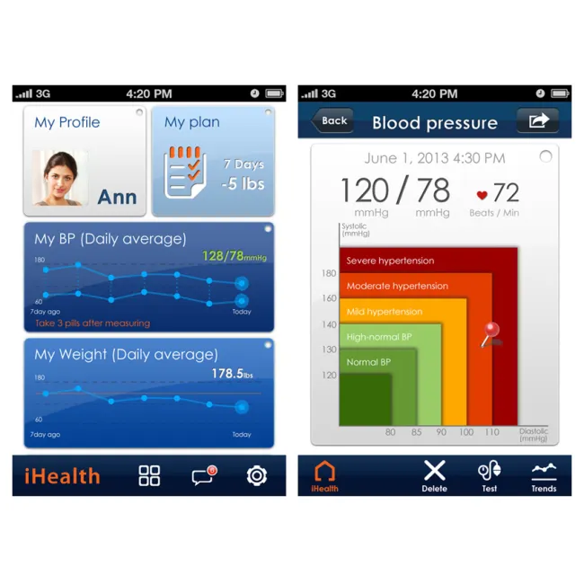 Tensiometru digital de încheietură iHealth Sense BP7 cu Bluetooth și senzor de poziționare