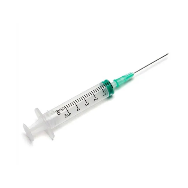 Seringi BD Emerald cu ac 21G 5 ml Luer Slip centric (cutie 100 buc)