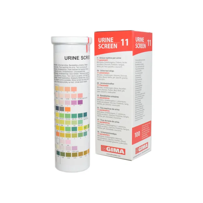 Benzi test urinare 11 parametri Gima, uz profesional (cutie 100 buc)