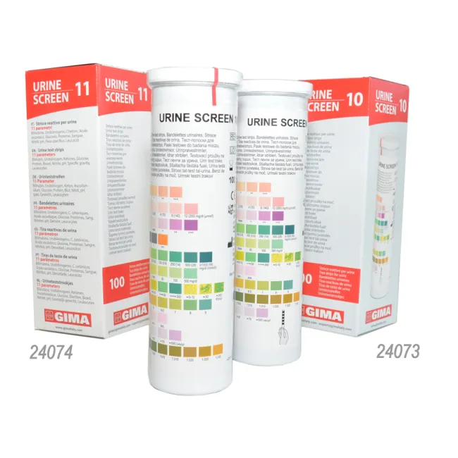 Benzi test urinare 11 parametri Gima, uz profesional (cutie 100 buc)