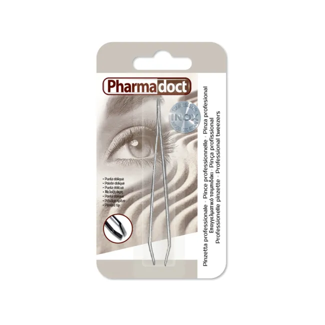 Pensetă cosmetică Pharmadoct din oțel inoxidabil