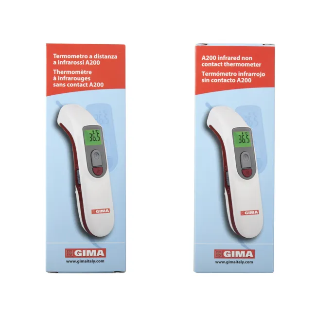 Termometru cu infraroșu fără contact AEON A200, măsurare corp și obiecte, ecran color cu 3 niveluri (1 buc)