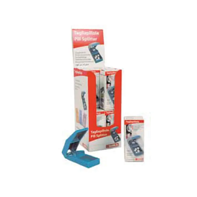 Dispozitiv de tăiat comprimate, 4 culori asortate (cutie 12 buc)