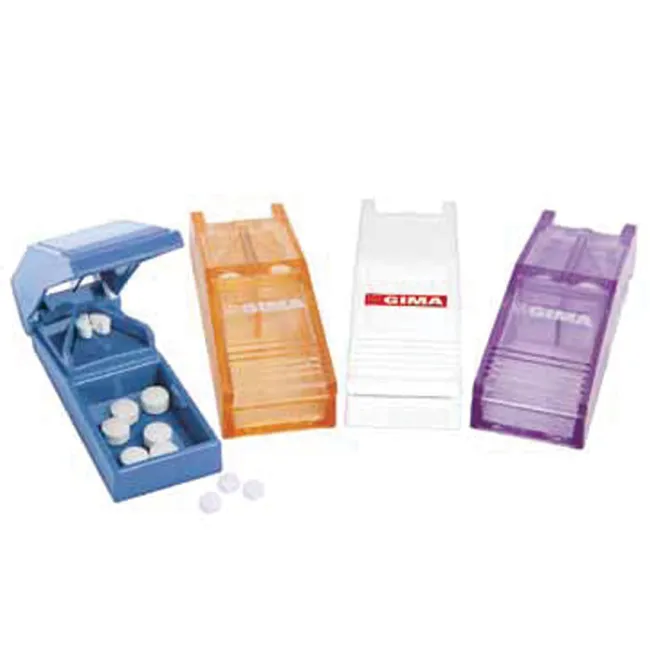 Dispozitiv de tăiat comprimate, 4 culori asortate (cutie 12 buc)