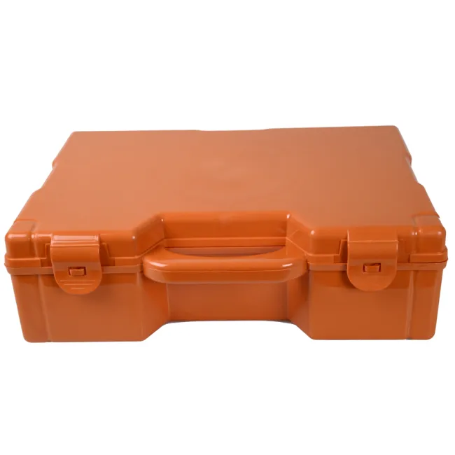 Cutie din plastic goală 460 × 345 × 145 mm cu închidere cu clips