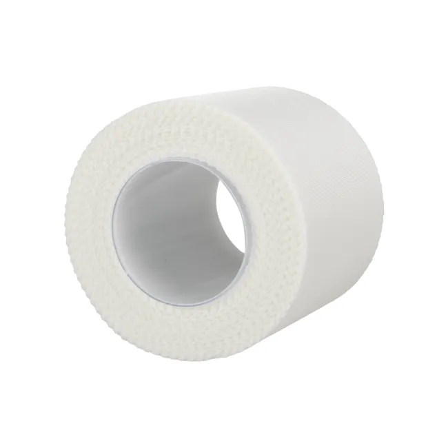 Leucoplast chirurgical din mătase 10 m × 5 cm, alb (cutie 6 buc)