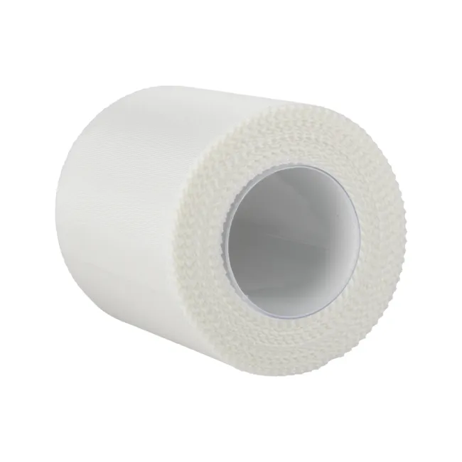 Leucoplast chirurgical din mătase 10 m × 5 cm, alb (cutie 6 buc)