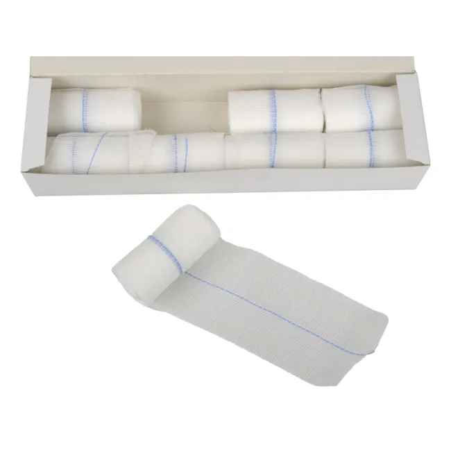 Tifon de bumbac cu sulfat de bariu pentru radiografie 5 m × 7,5 cm (cutie 8 buc)