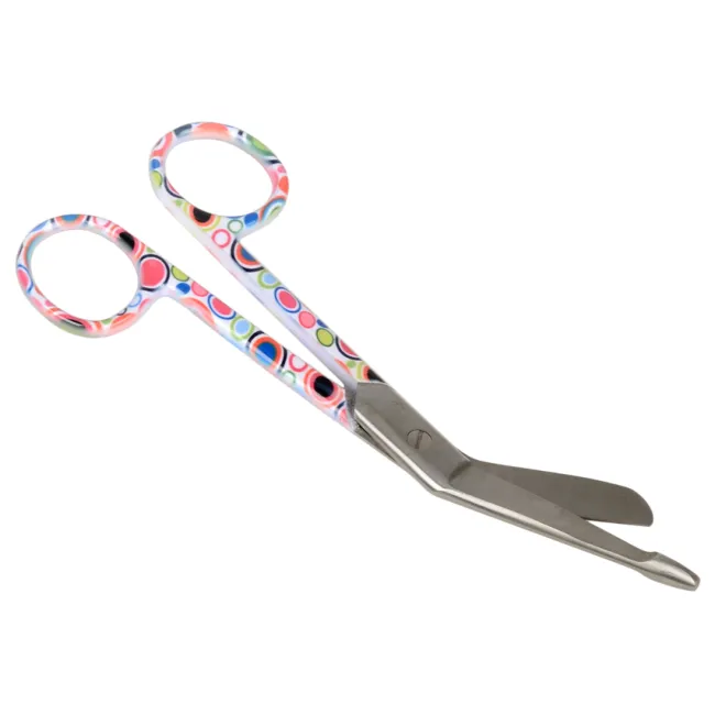 Foarfecă pentru bandaje din oțel inoxidabil, model Bubbles, 14 cm