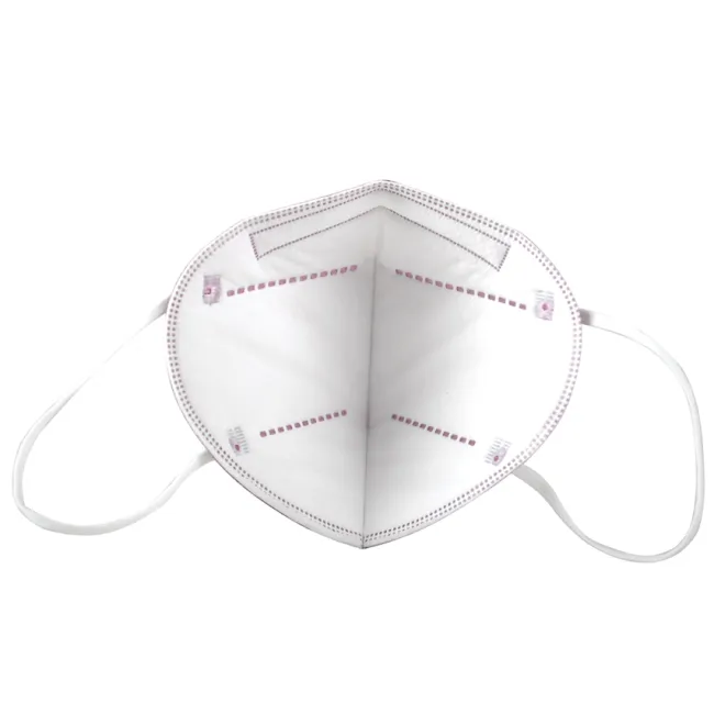 Mască de protecție respiratorie FFP2 fără supapă, gri deschis, cu elastic pentru urechi (cutie 20 buc)