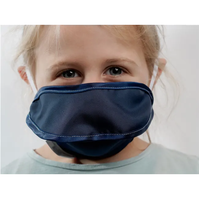 Mască chirurgicală reutilizabilă Mycroclean Kid BFE 99,8% pentru copii 6-9 ani albastru-albastru (1 buc)