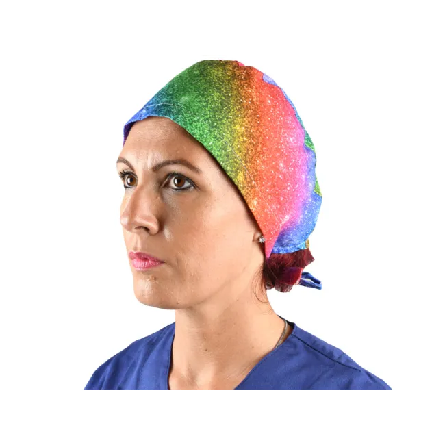 Căciulă chirurgicală din bumbac cu model strălucitor Funny Cap Bright, mărimea M (1 buc)