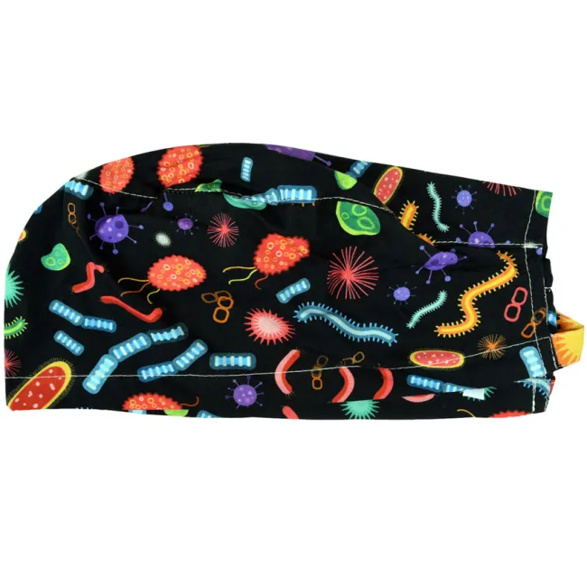 Bonetă chirurgicală din bumbac Funny Cap - model Biology - mărimea M (1 buc)