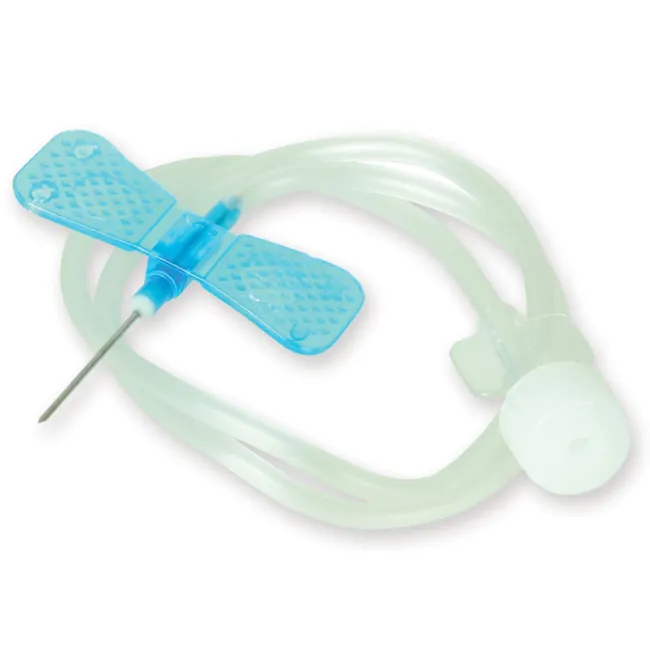 Set scalp venos tip fluture 23G 0,6×19 mm Luer Lock, steril (cutie 100 buc)