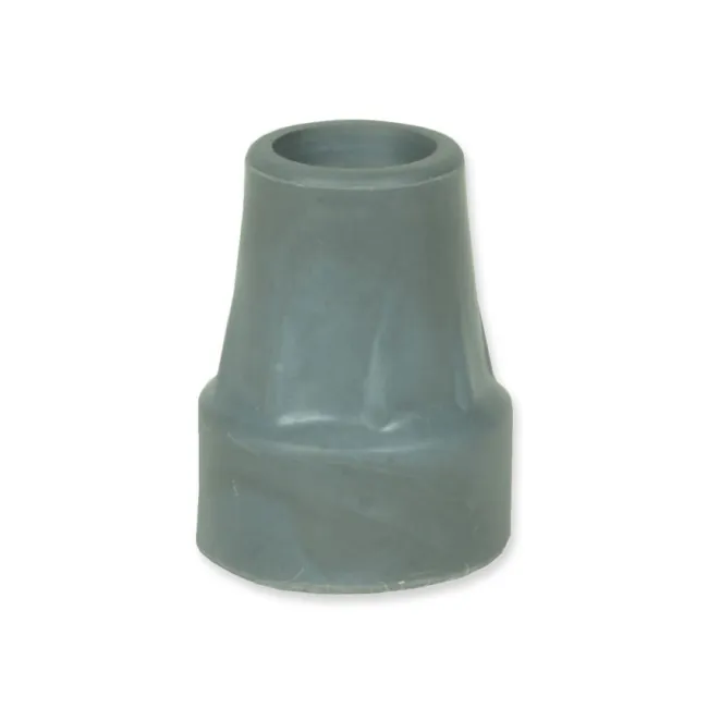 Bujoane din cauciuc pentru cârje, diametru interior 22 mm, gri (pungă 5 buc)