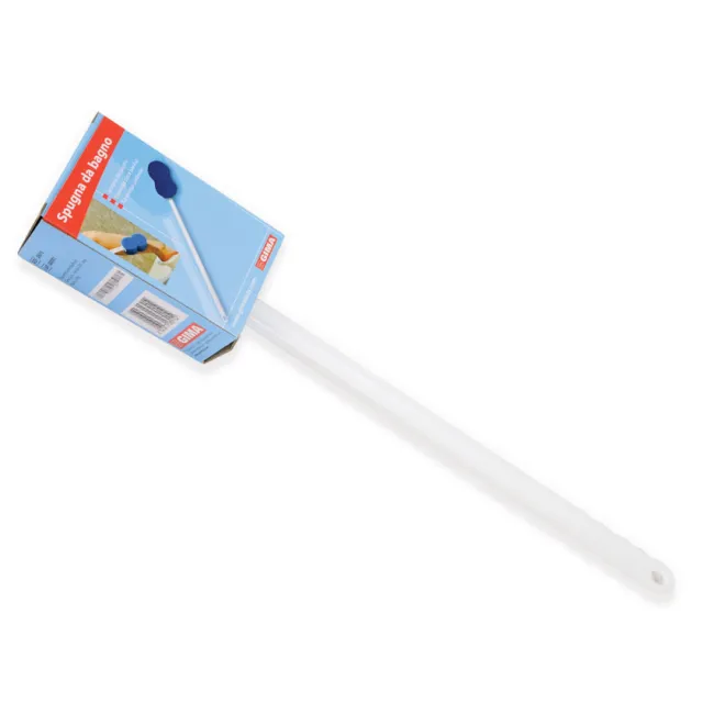 Burete de baie cu mâner lung din plastic și polyfoam