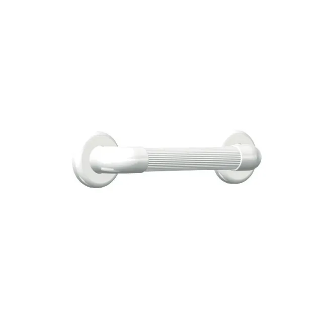 Bară de sprijin fixă din plastic striat 30 cm, montare pe perete (1 buc)
