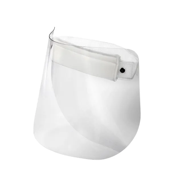 Ecran facial de protecție rabatabil din policarbonat, vizor transparent, clasa II
