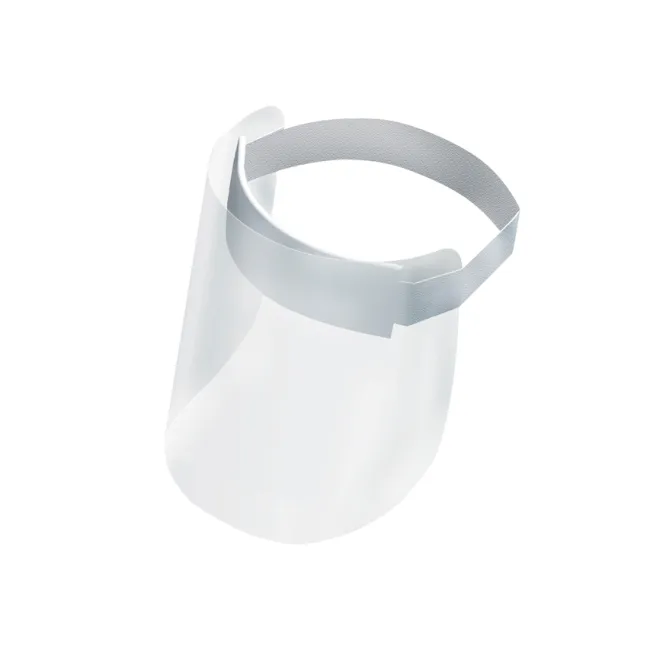 Ecran facial de protecție fix din policarbonat, vizor transparent, clasa II