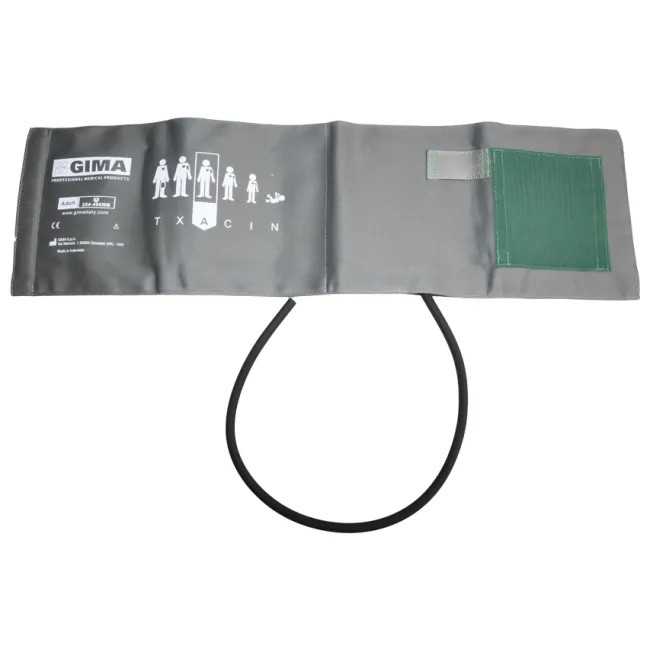 Manșetă adulți din bumbac cu balon TPU și 1 tub 54 × 15 cm, circumferință braț 25,4–40,6 cm (1 buc)