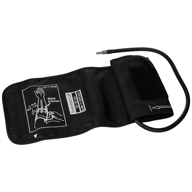 Manșetă de schimb pentru tensiometru, adult small 22–30 cm, neagră (1 buc)