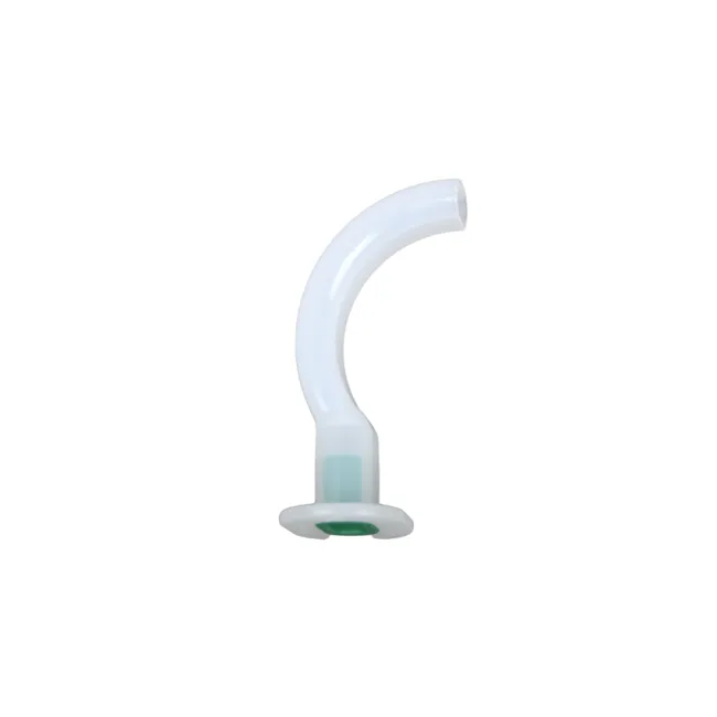 Canulă orofaringiană Guedel 80 mm pentru adulți mici, sterilă, verde (cutie 10 buc)